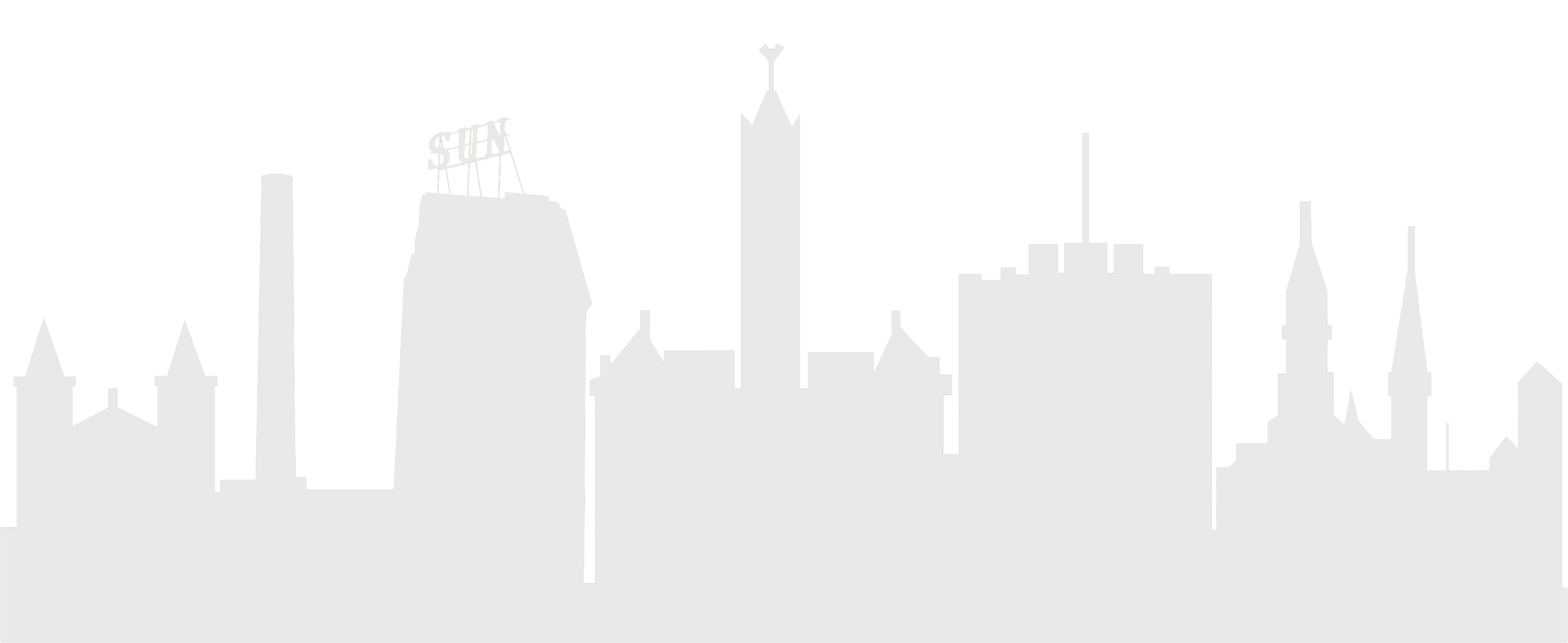 The Lowell skyline from the rooftop deck