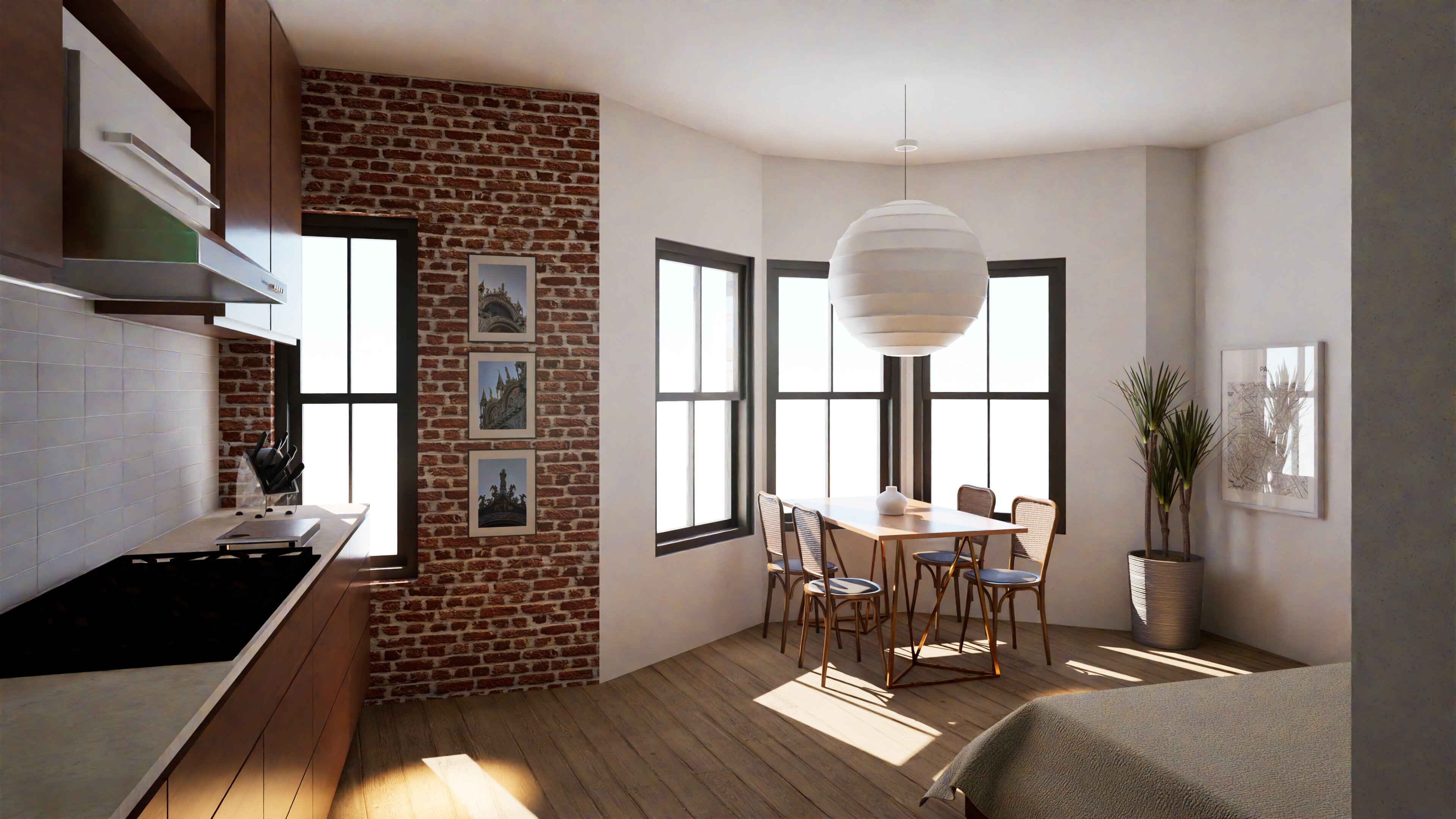 Studio interior